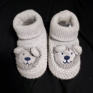 Gray Lion Booties